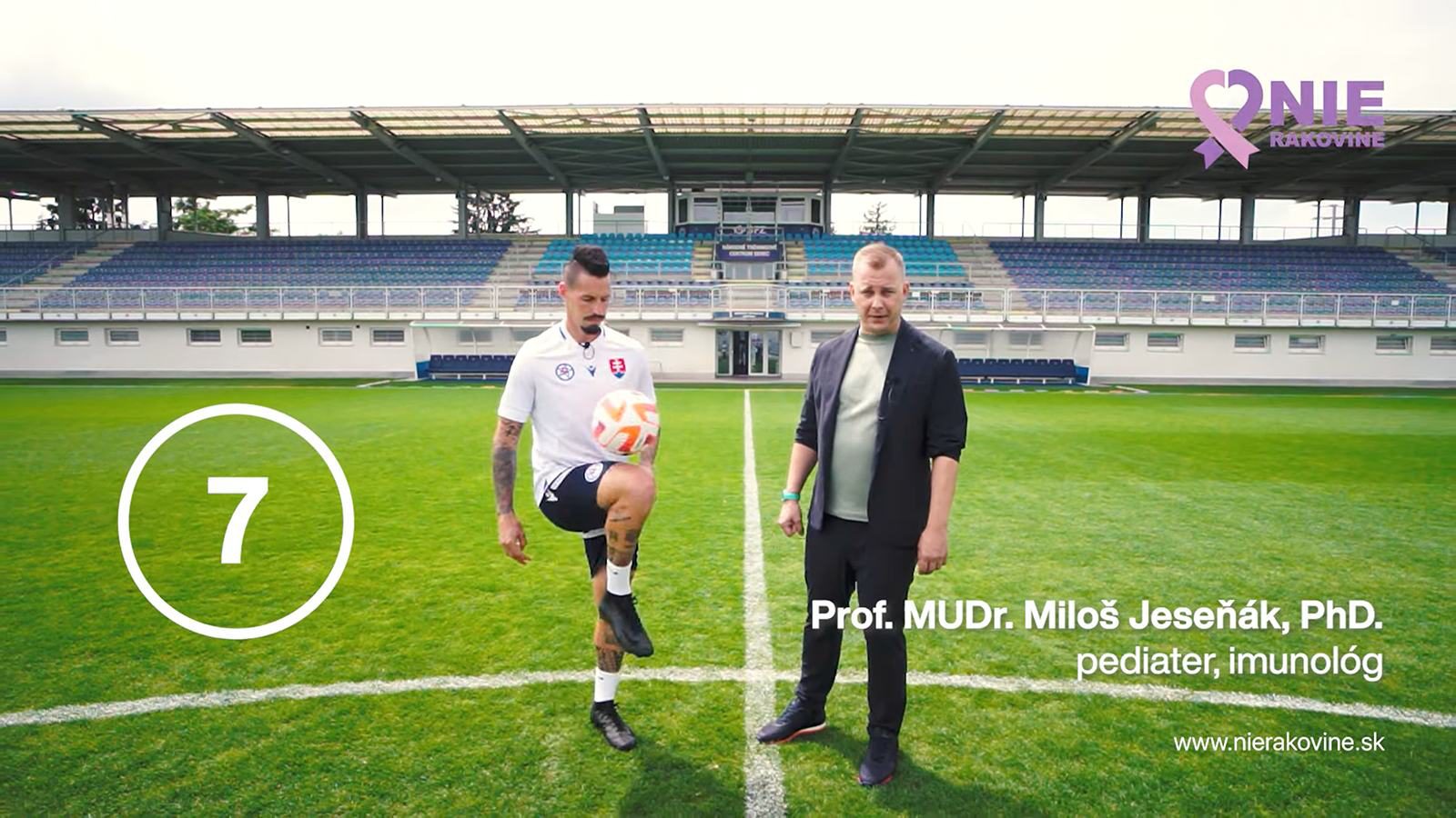 Marek Hamšík a prof. Miloš Jeseňák – Hamšík otvorene